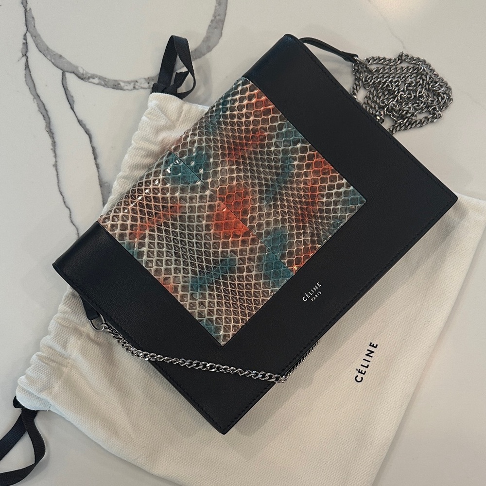 Authentic Celine Python Shoulder Bag - Picture 15 of 16